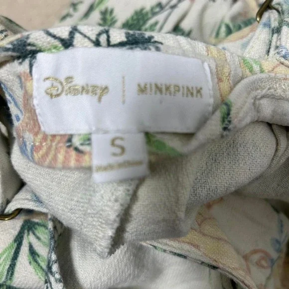 Lion King‎ Overalls Women's small Disney pink mink Rare - Picture 3 of 4